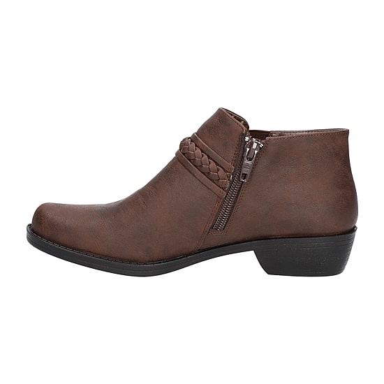 Easy Street Womens Jalia Block Heel Booties