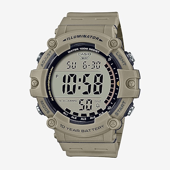 Casio Mens Brown Strap Watch Ae1500wh-5av