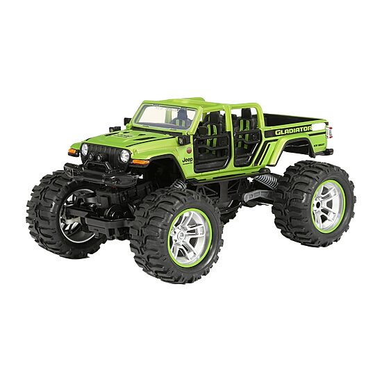 New Bright 1:14 R/C 4x4 Jeep Gladiator Rock Crawler 2-pc. Car