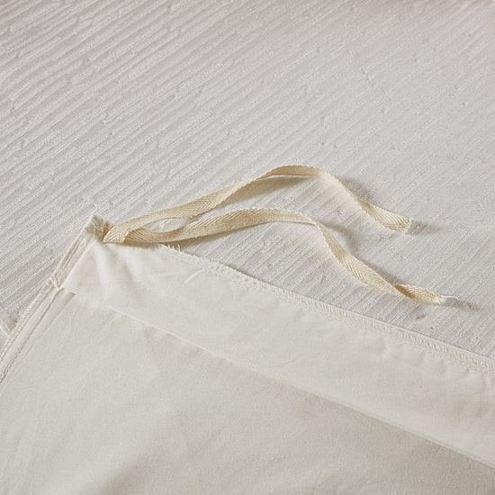 N Natori Hanae Cotton Blend Yarn Dyed 3 Piece Duvet Cover Set