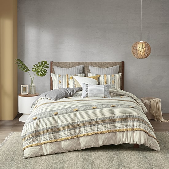 INK+IVY Cody 3 Piece Cotton Duvet Cover Set