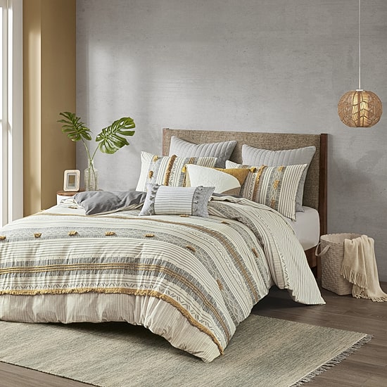 INK+IVY Cody 3 Piece Cotton Duvet Cover Set