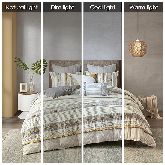 INK+IVY Cody 3 Piece Cotton Duvet Cover Set