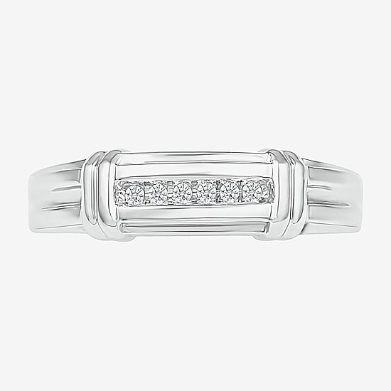 3PC His and Hers Trio Wedding Set Featuring 1/4 CT. T.W. Natural White Diamond 10K Gold Marquise Side Stone Wedding Ring Set