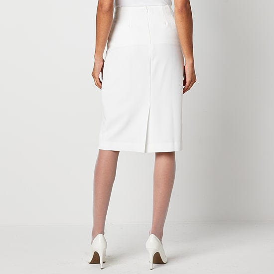 Black Label by Evan-Picone Womens Suit Skirt