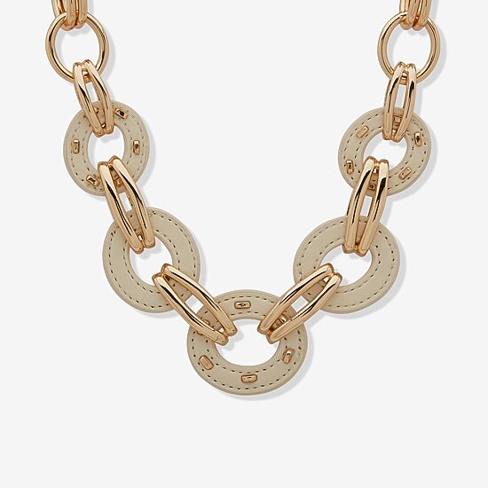 Worthington Gold Tone Womens 9 Inch Collar Necklace