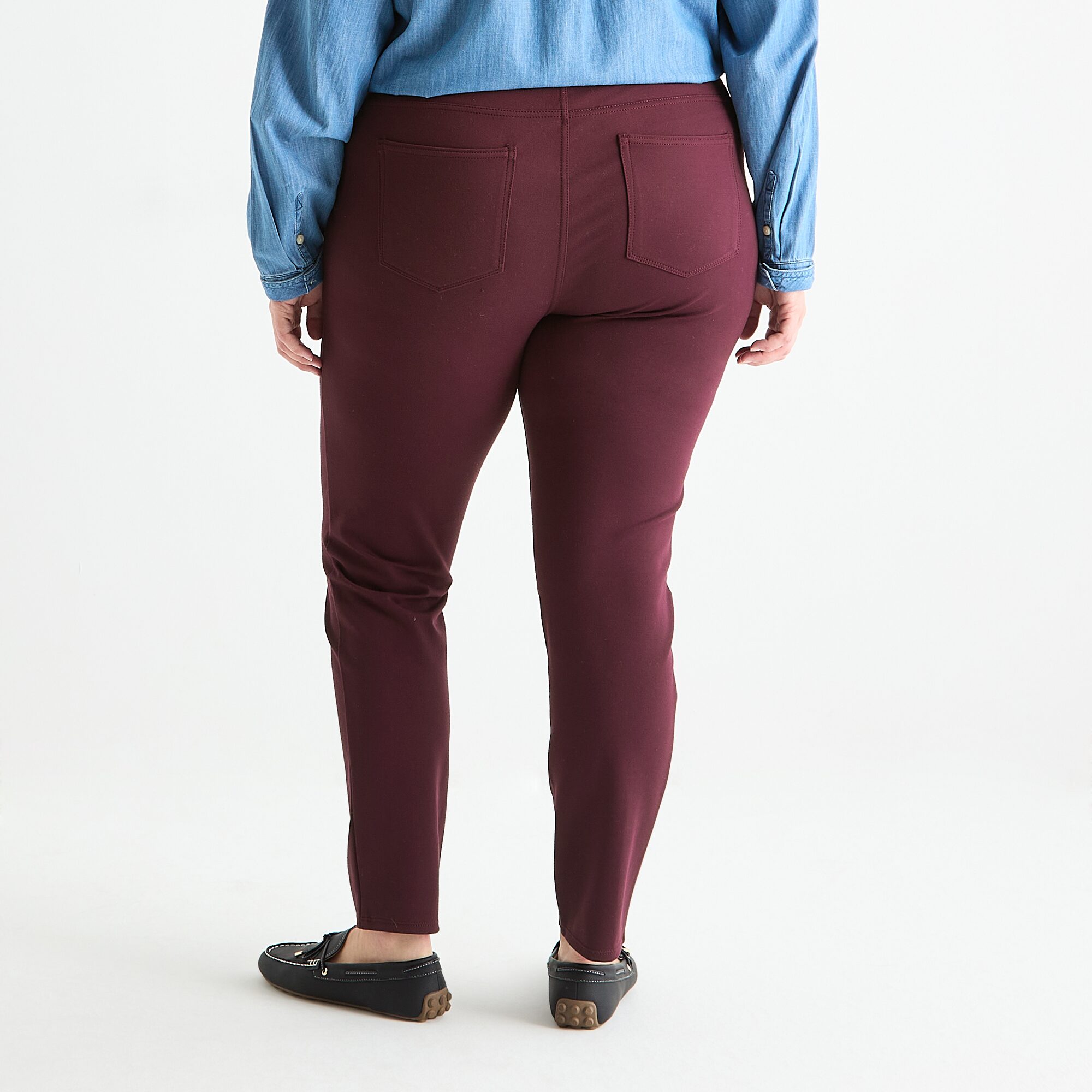 St. John's Bay Womens Plus Skinny Pull-On Pant