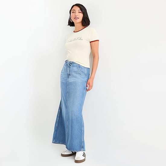 a.n.a Womens Crew Neck Short Sleeve T-Shirt
