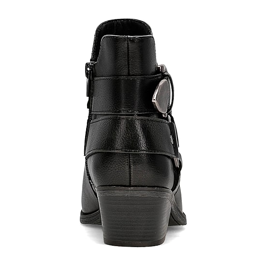 Frye and Co. Womens Bellame Stacked Heel Booties