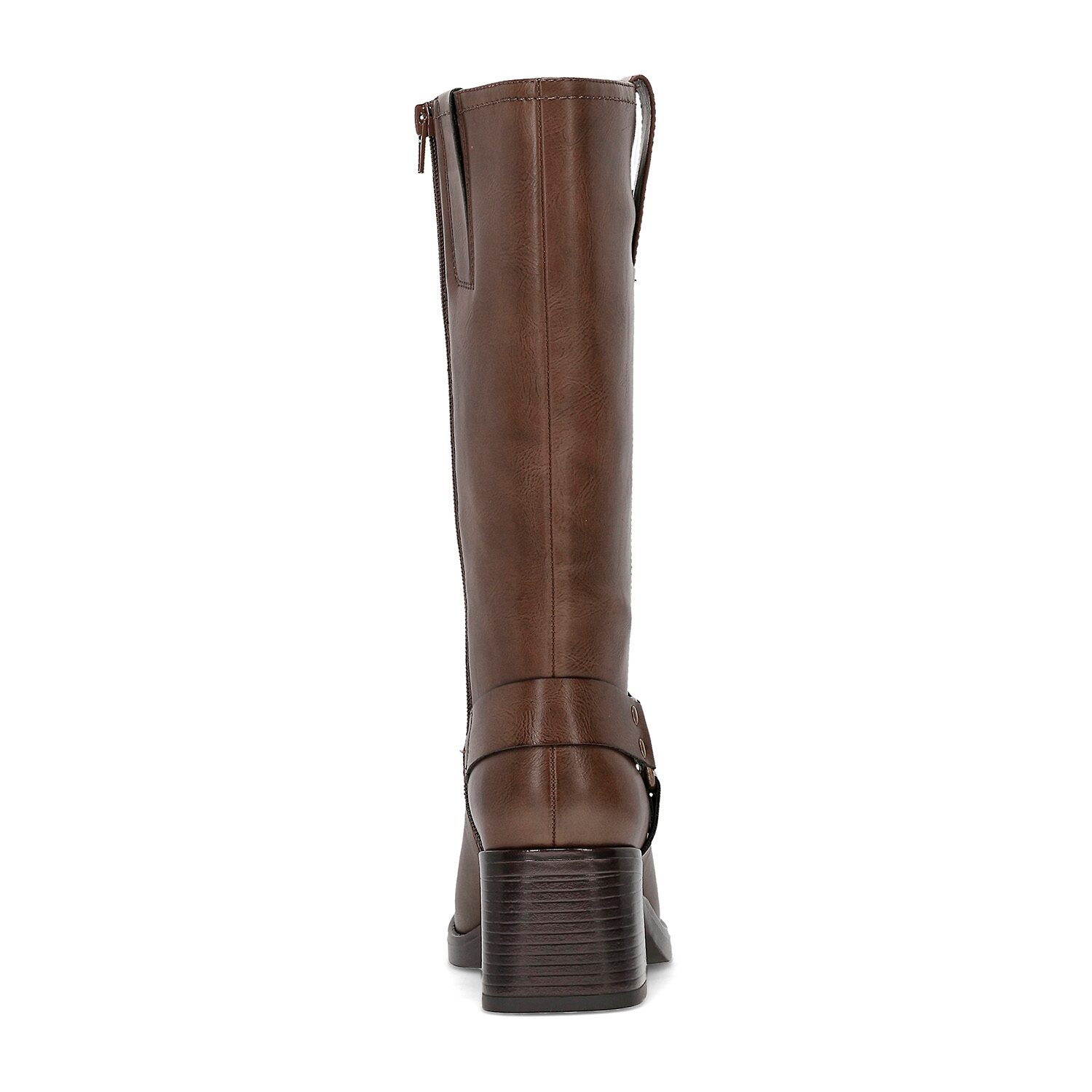 Frye and Co. Womens Nica Stacked Heel Motorcycle Boots