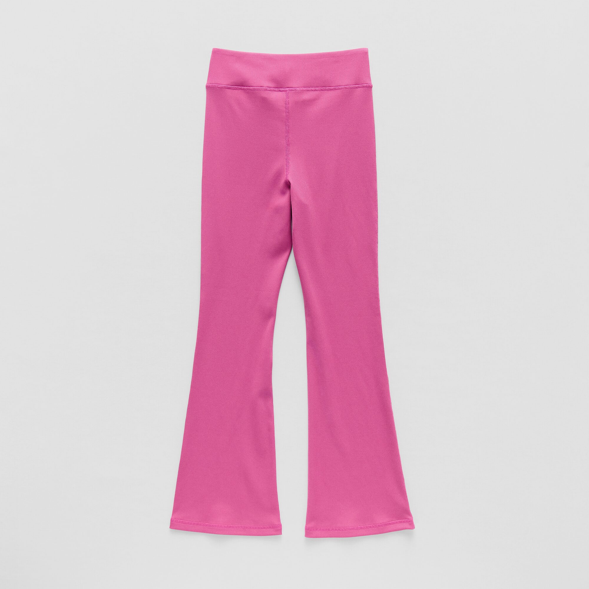 Xersion Ribbed Little & Big Kid Girls Quick Dry High Rise 26 1/2" Active Flare Full Length Leggings