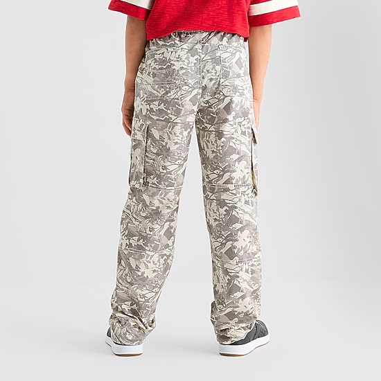 Thereabouts Pull-On Little & Big Kid Boys Adjustable Waist Straight Cargo Pant