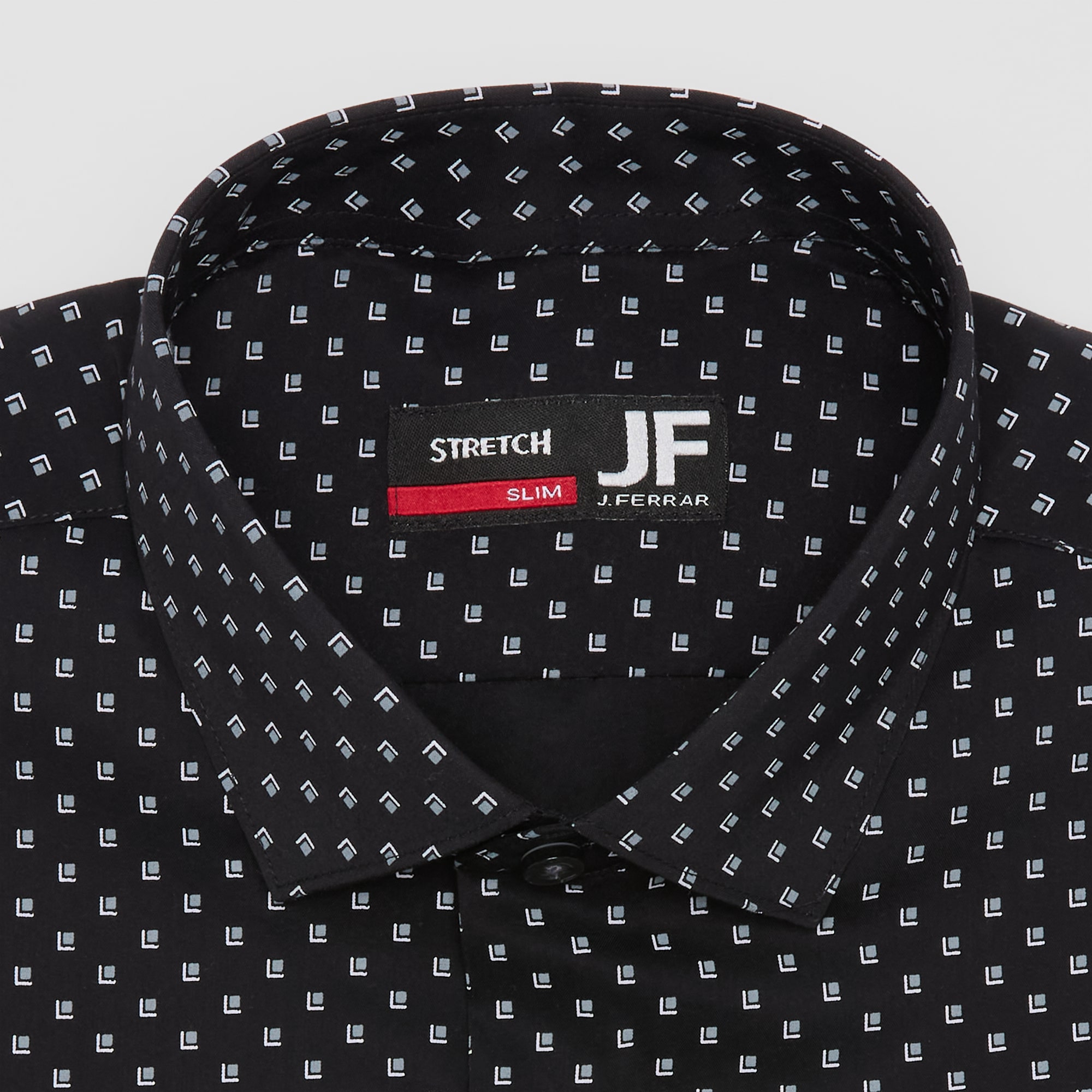 J. Ferrar Ultra Comfort Mens Slim Fit Stretch Fabric Wrinkle Free Long Sleeve Dress Shirt