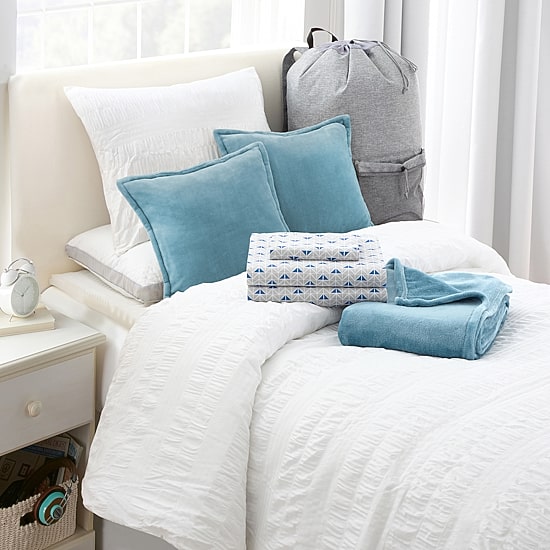 Home Expressions Crinkle Texture Comforter Bundle