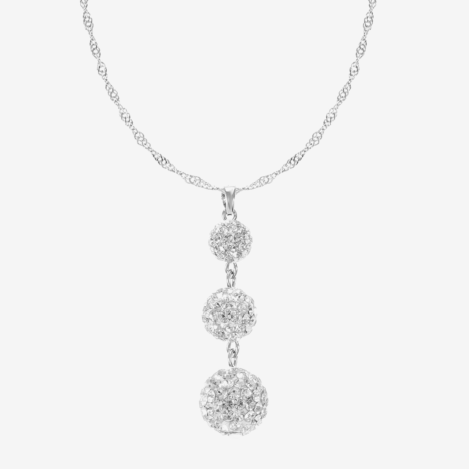 Monet Jewelry Womens Glass Round 17 Inch Pendant Necklace