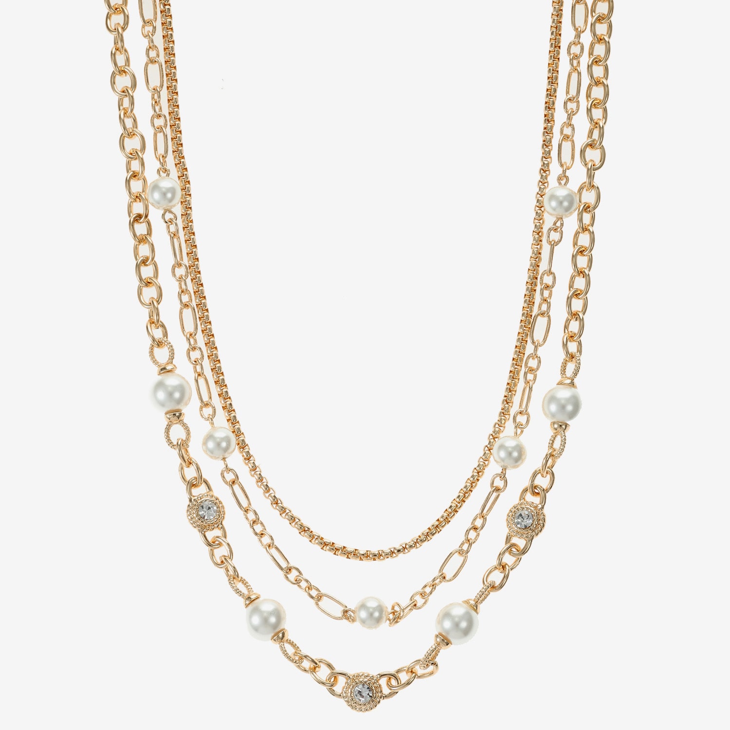 Monet Jewelry Womens Glass Inch Strand Necklace