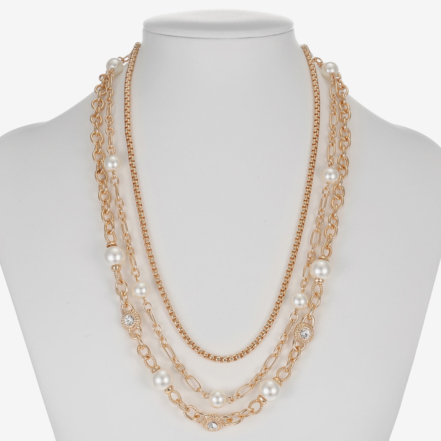 Monet Jewelry Womens Glass Inch Strand Necklace