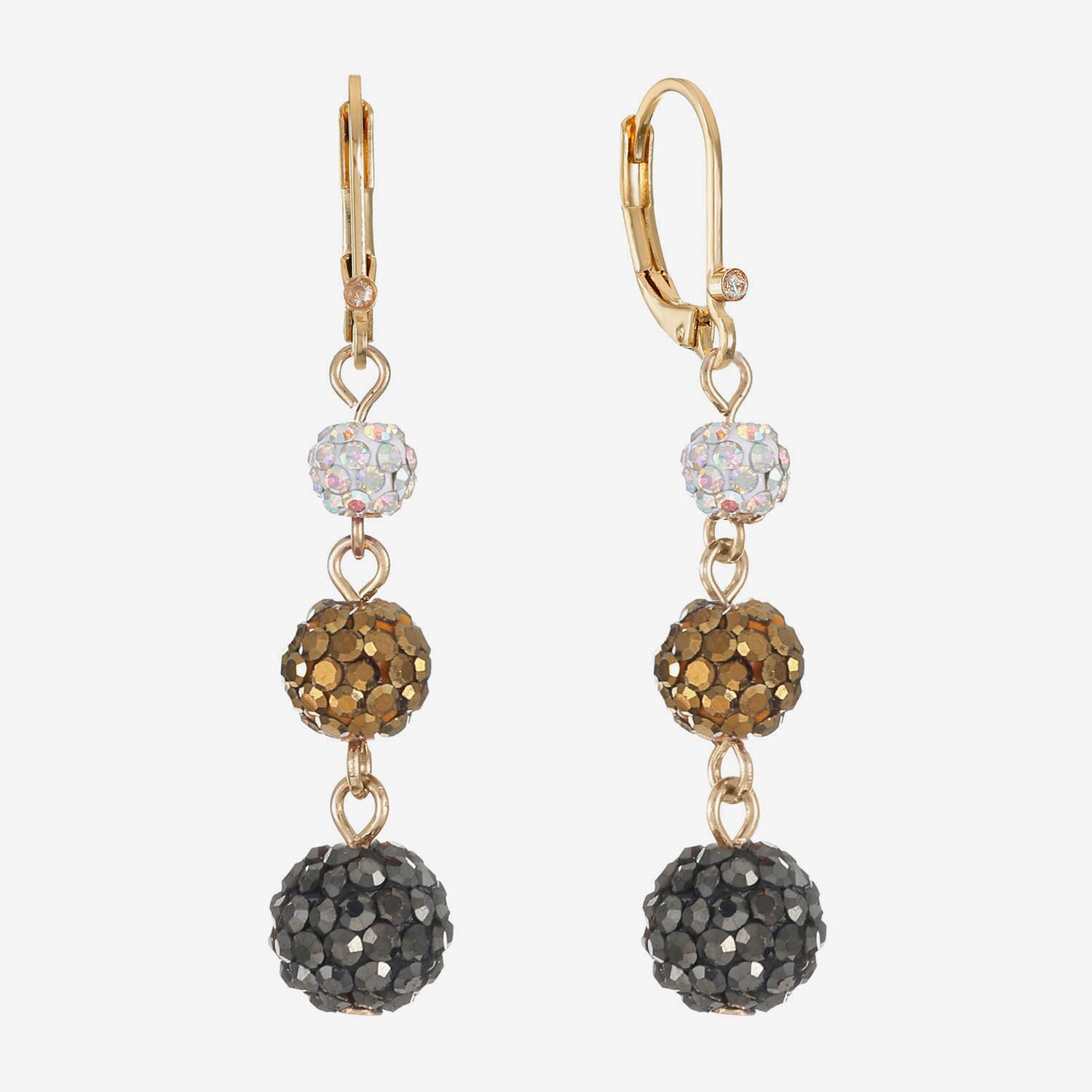 Monet Jewelry Womens Glass Drop Earrings