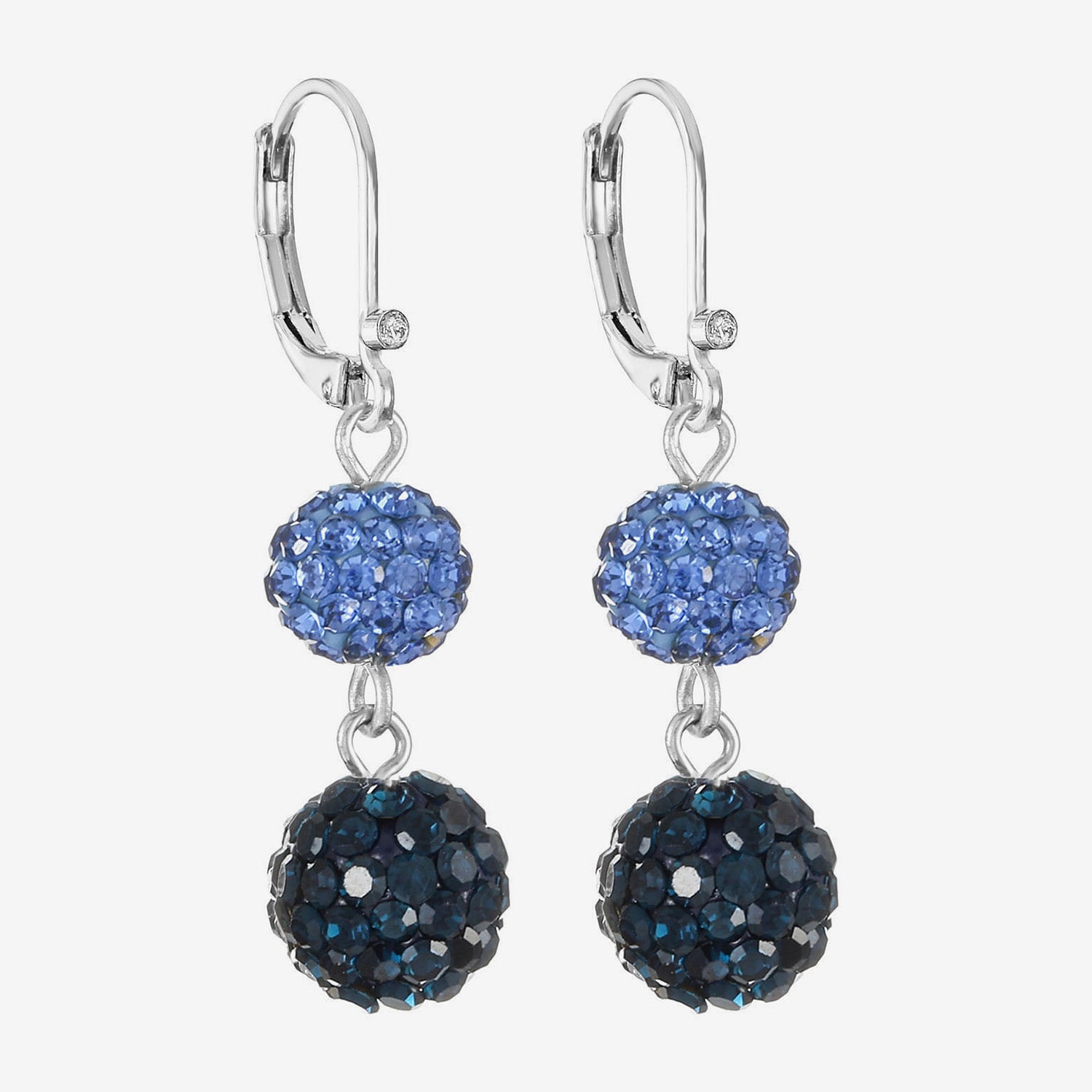 Monet Jewelry Womens Red Glass Drop Earrings