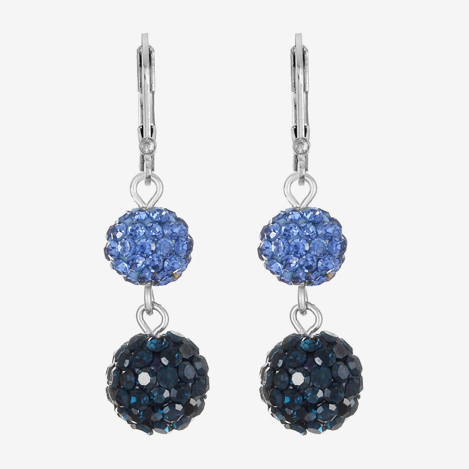 Monet Jewelry Womens Red Glass Drop Earrings