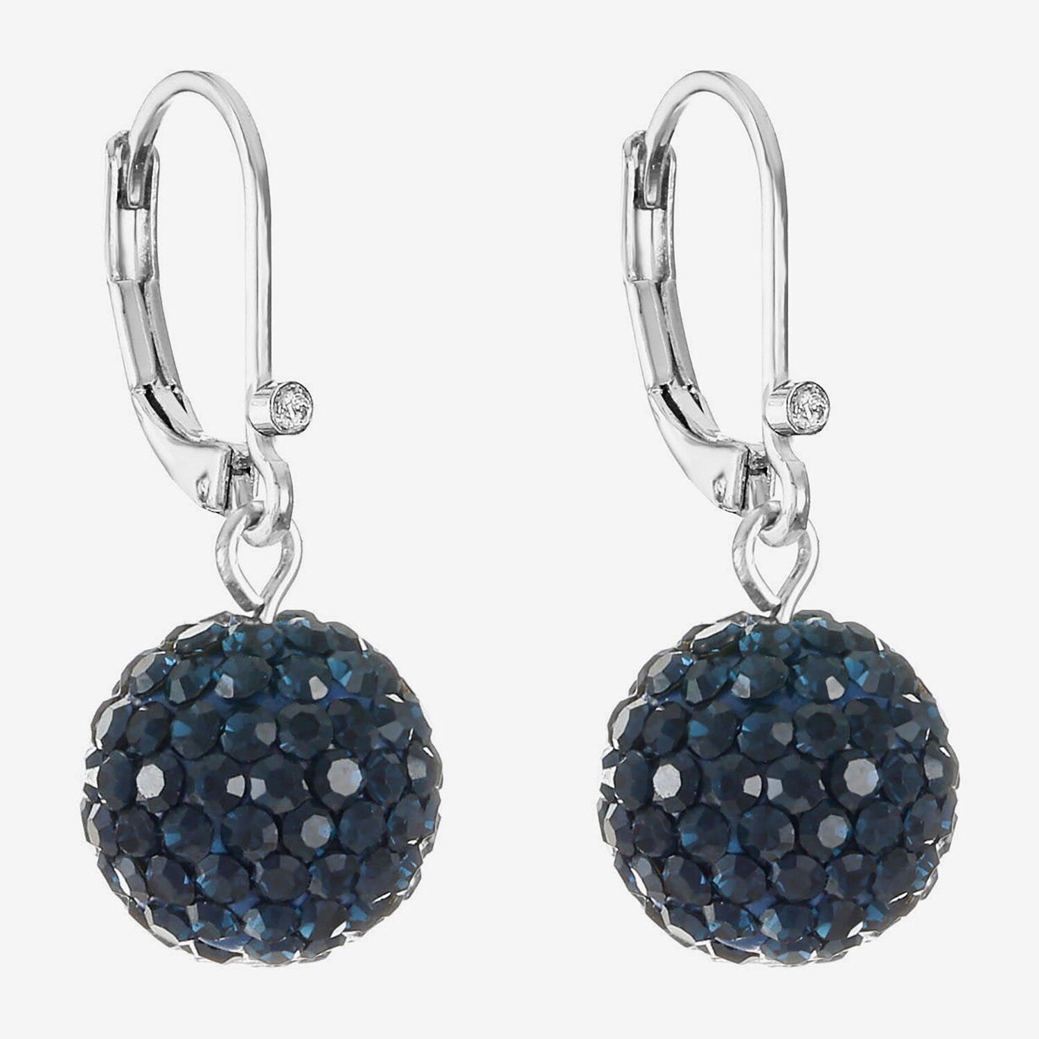 Monet Jewelry Womens Red Glass Drop Earrings