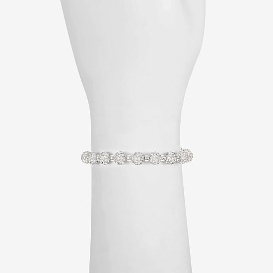 Monet Jewelry Womens Glass Stretch Bracelet