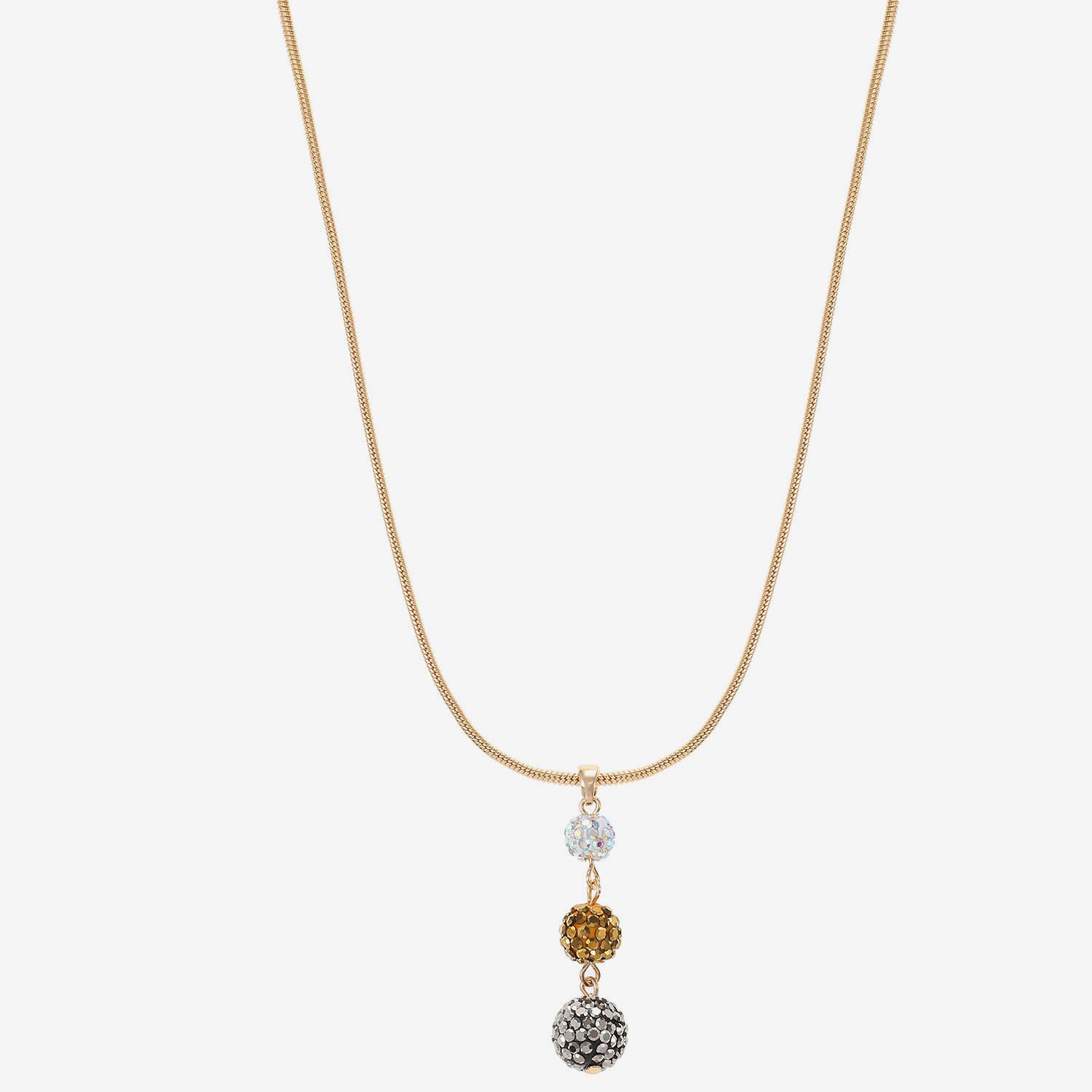 Monet Jewelry Womens Glass 17 Inch Pendant Necklace
