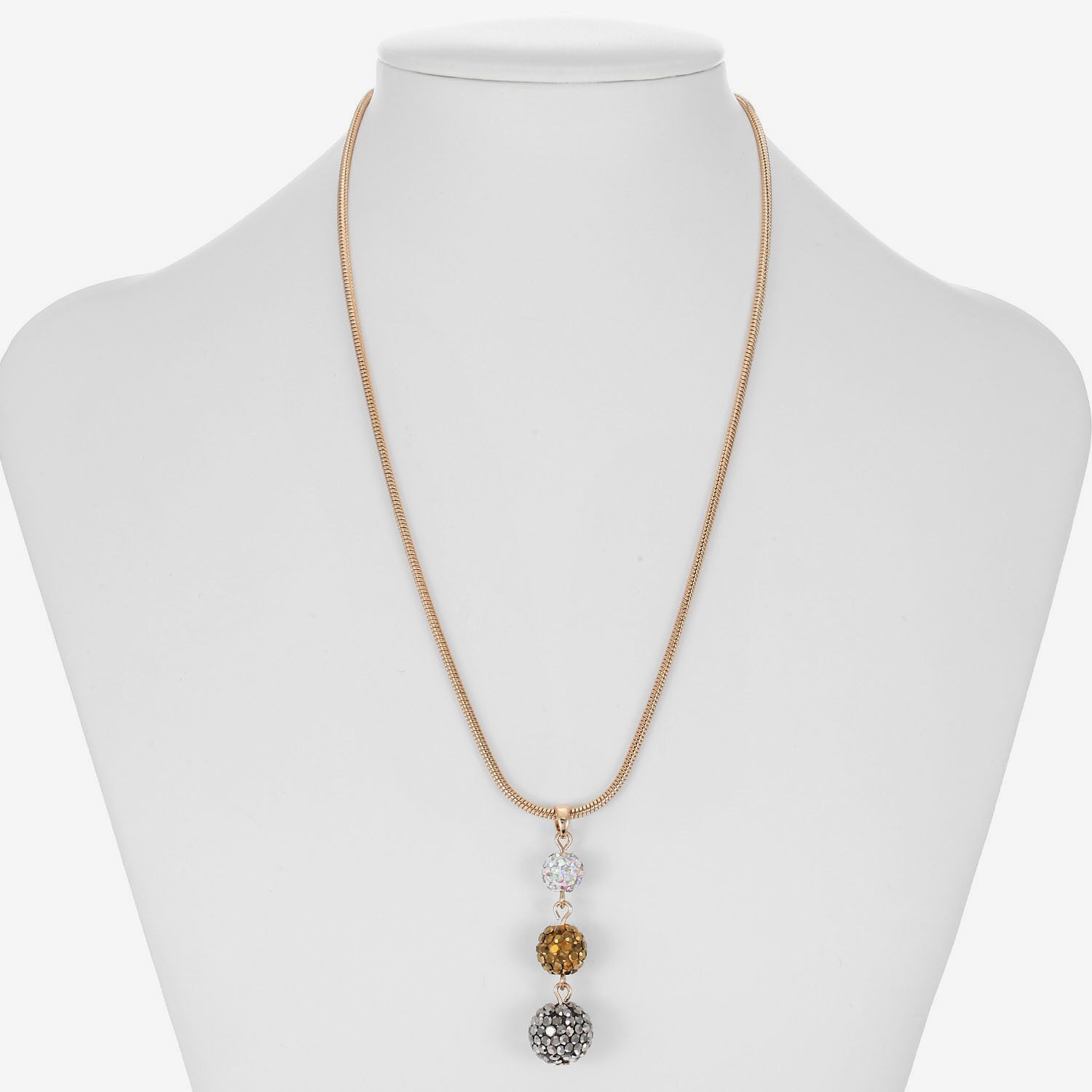 Monet Jewelry Womens Glass 17 Inch Pendant Necklace