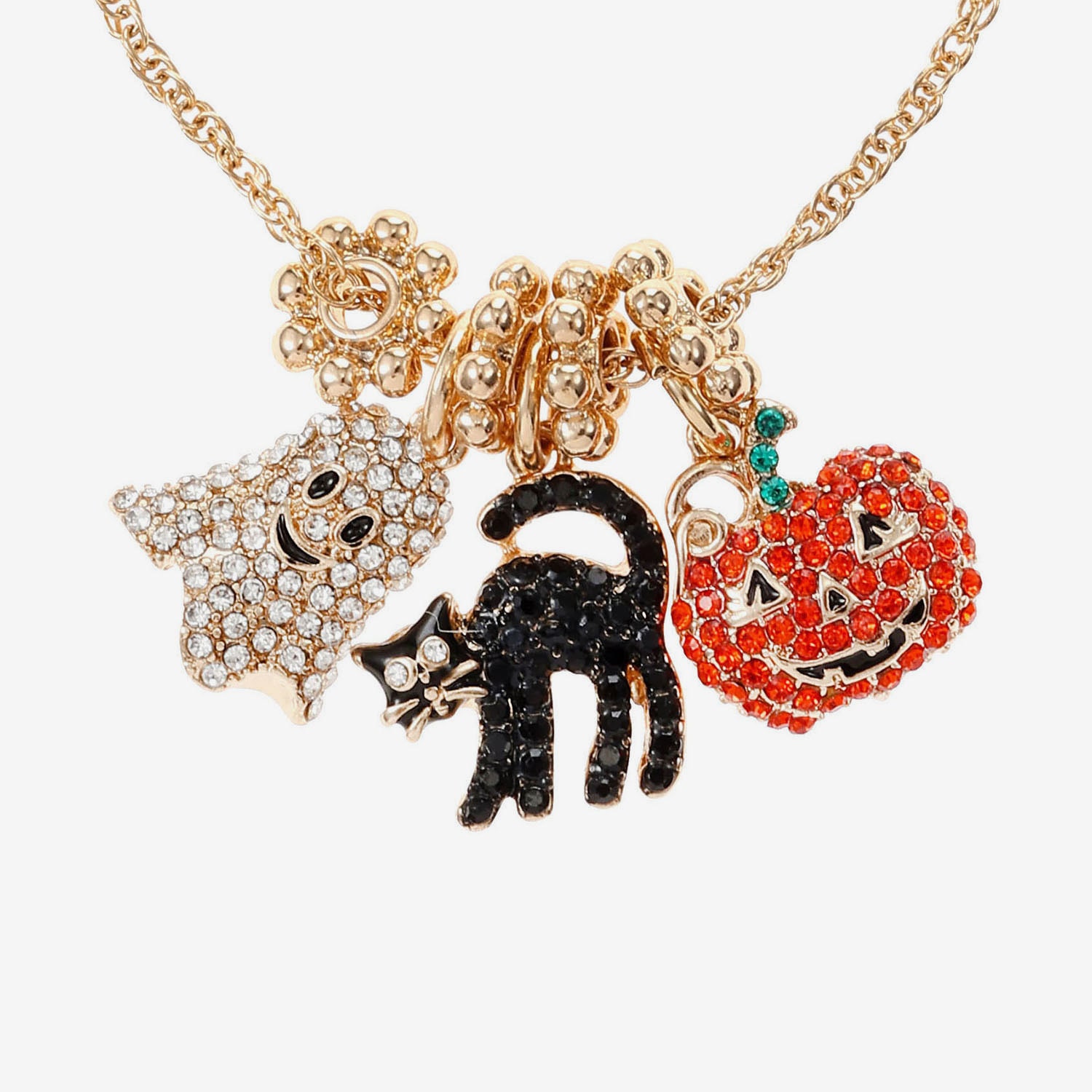 Monet Jewelry Womens Multi Color Glass 2-pc. Pendant Necklace Set