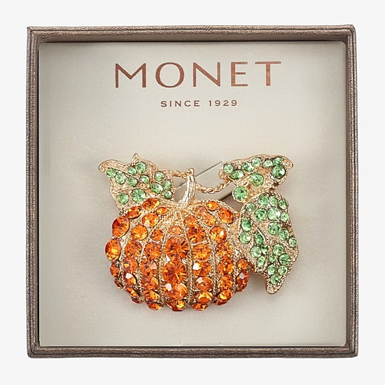 Monet Jewelry Multi Color Glass Pin