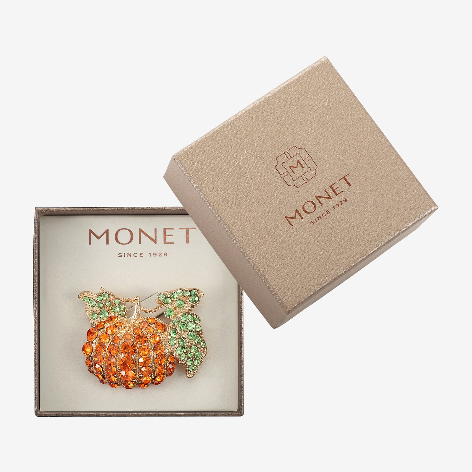 Monet Jewelry Multi Color Glass Pin