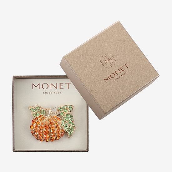 Monet Jewelry Multi Color Glass Pin