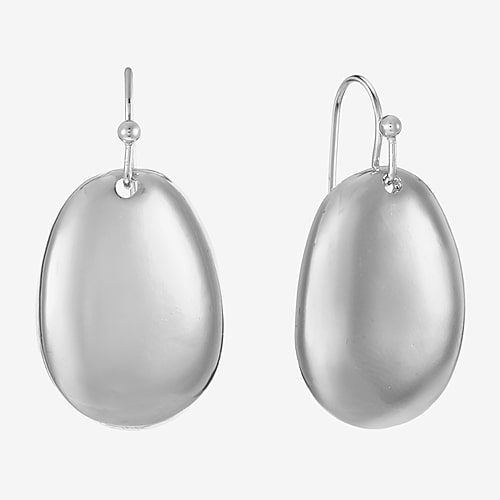 Liz Claiborne Womens Drop Earrings In Silver