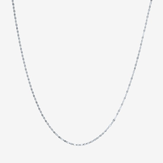 2-pc.Birthstone Necklace Set in Pure Silver Over Brass