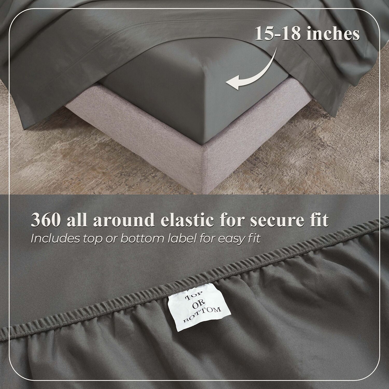 SUPERIOR® Pavo Refined Z Hem 700tc Deep Pocket Sheet Set