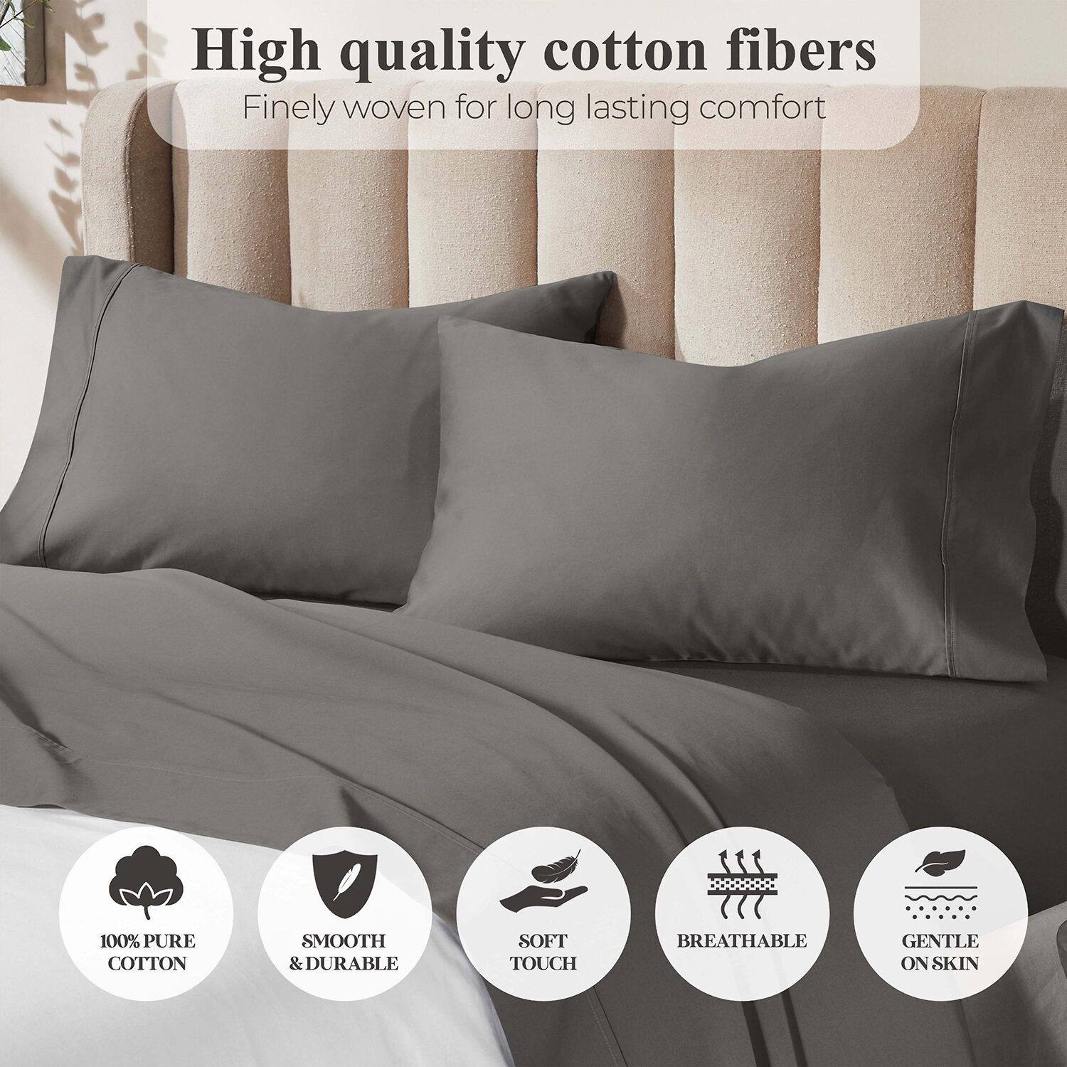SUPERIOR® Pavo Refined Z Hem 700tc Deep Pocket Sheet Set