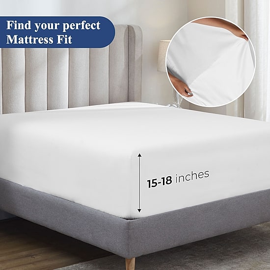 SUPERIOR® Pavo Refined Z Hem 700tc Fitted Sheet
