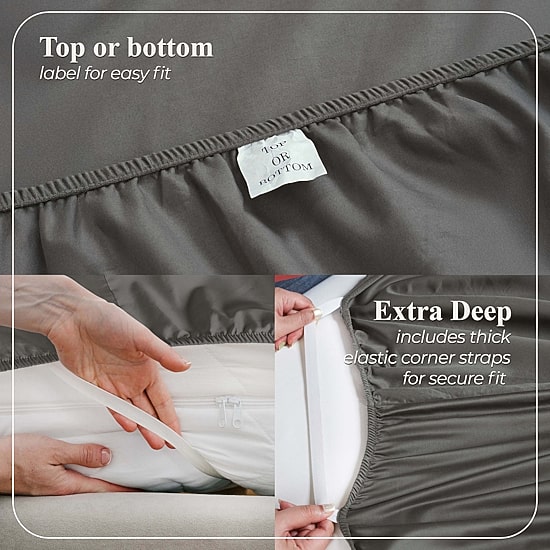 SUPERIOR® Pavo Refined Z Hem 700tc Sheet Set