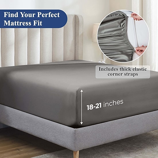 SUPERIOR® Pavo Refined Z Hem 700tc Fitted Sheet