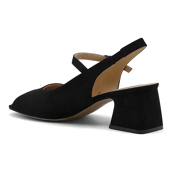 Adrienne Vittadini Torque Womens Square Peep Toe Chunky Heel Pumps