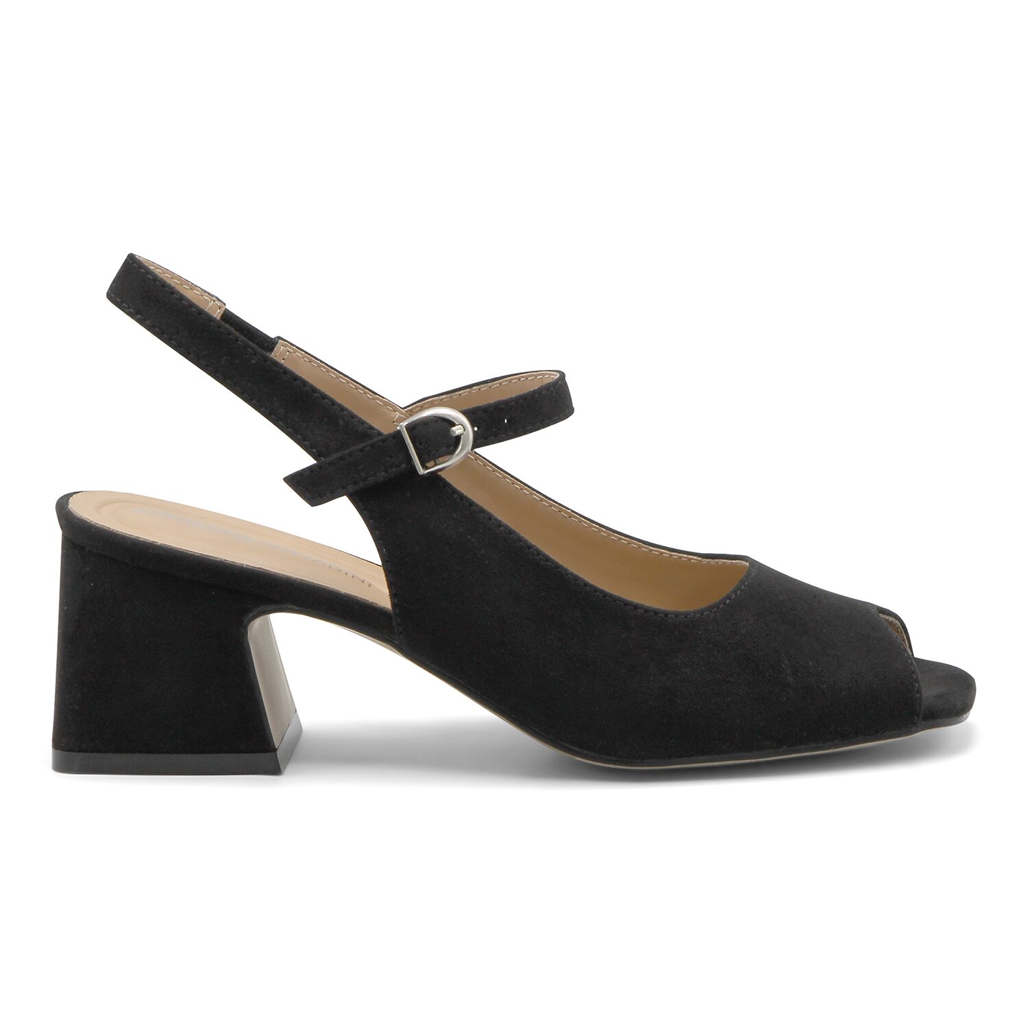 Adrienne Vittadini Av Torque Womens Square Peep Toe Chunky Heel Pumps