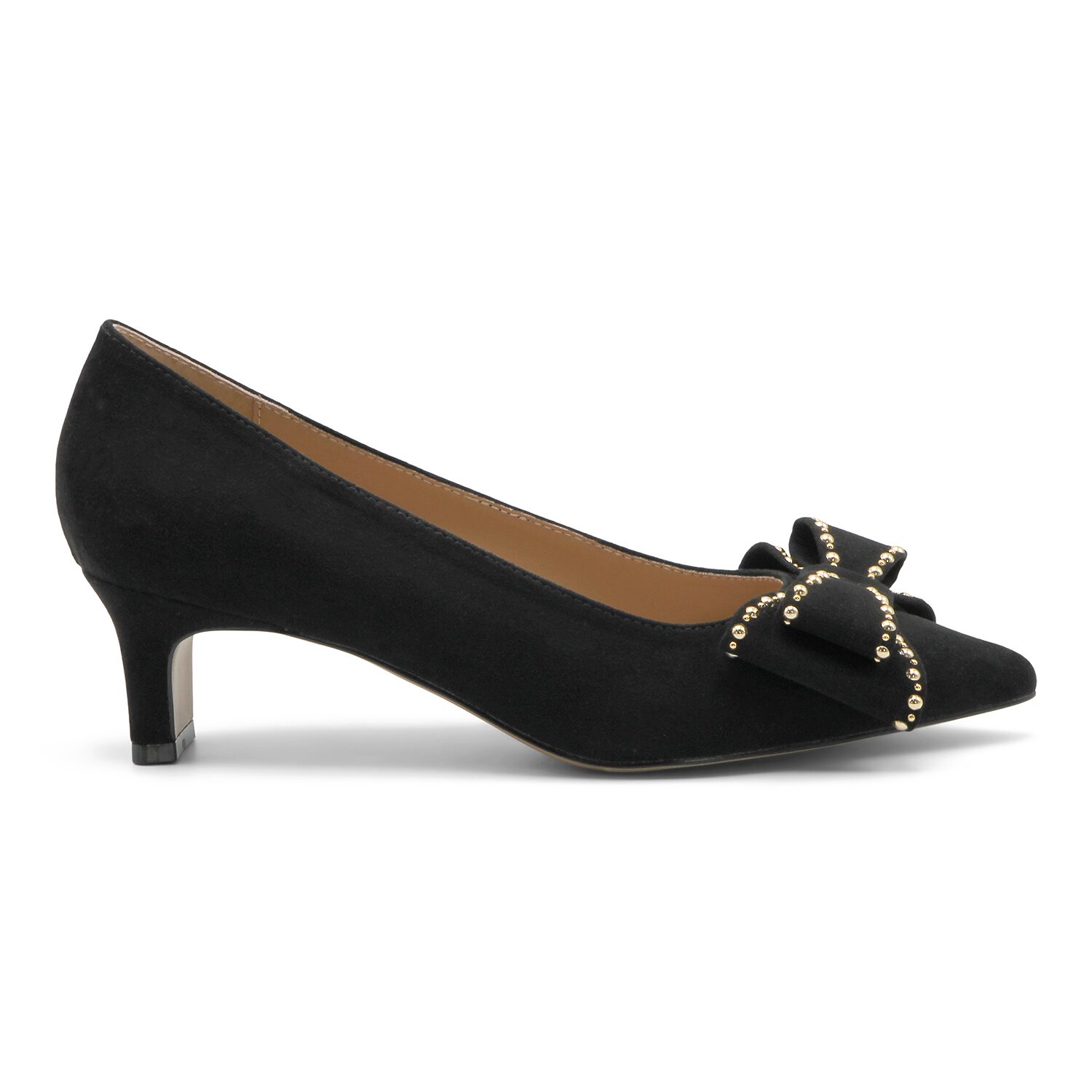Adrienne Vittadini Sarong Womens Pointed Closed Toe Stacked Heel Pumps
