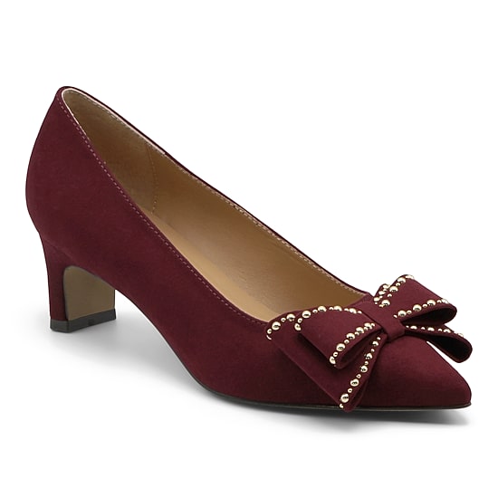 Adrienne Vittadini Sarong Womens Pointed Closed Toe Stacked Heel Pumps