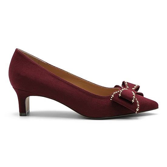 Adrienne Vittadini Sarong Womens Pointed Closed Toe Stacked Heel Pumps