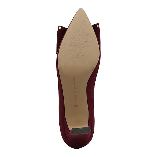 Adrienne Vittadini Sarong Womens Pointed Closed Toe Stacked Heel Pumps