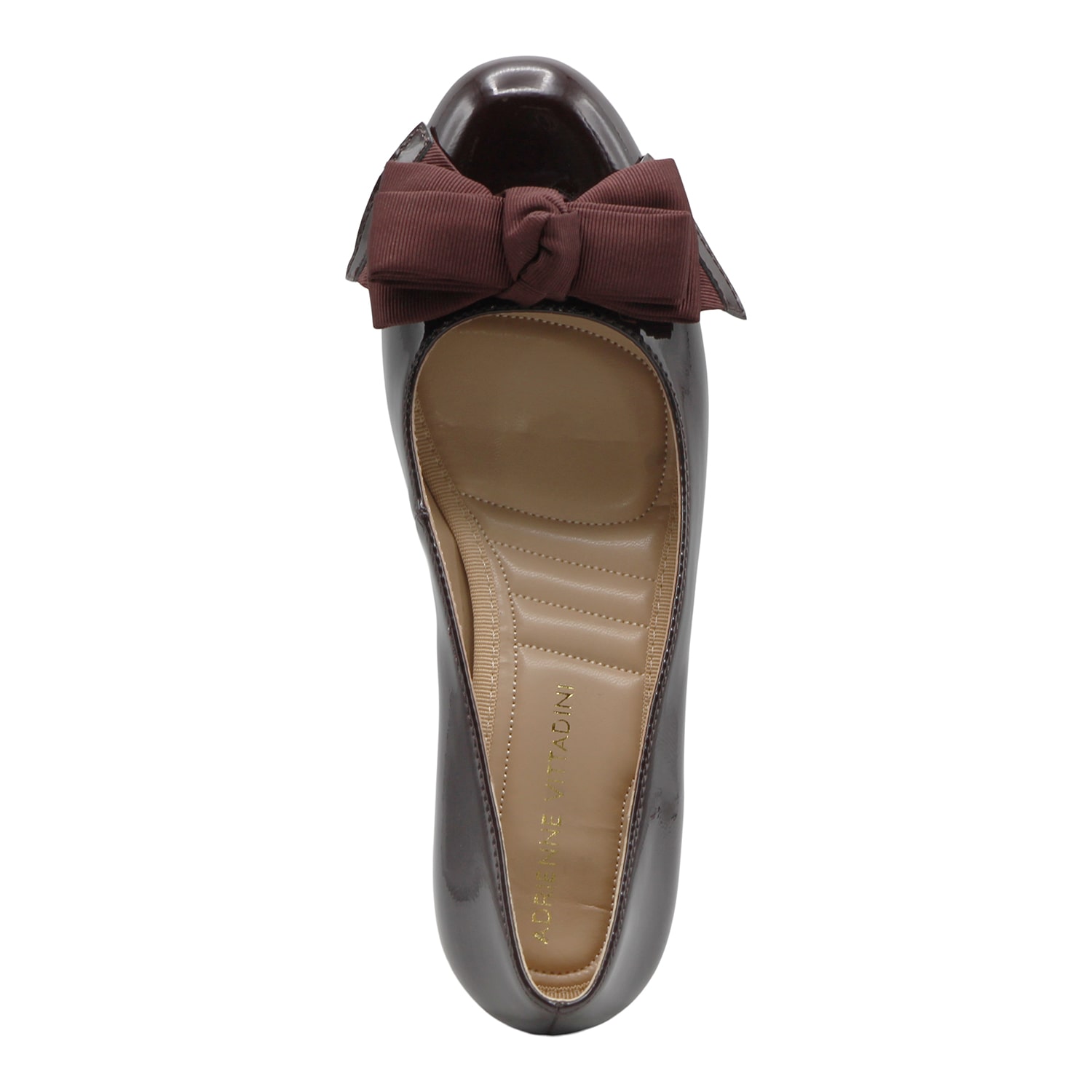 Adrienne Vittadini Ceena Womens Almond Closed Toe Chunky Heel Pumps
