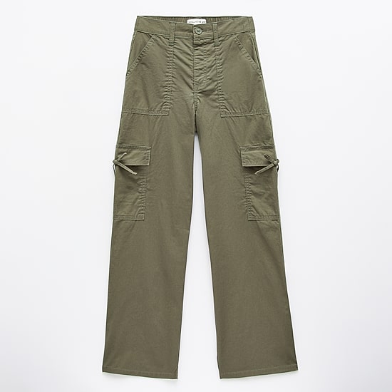 Vanilla Star Bow Big Kid Girls Wide Leg Cargo Pant