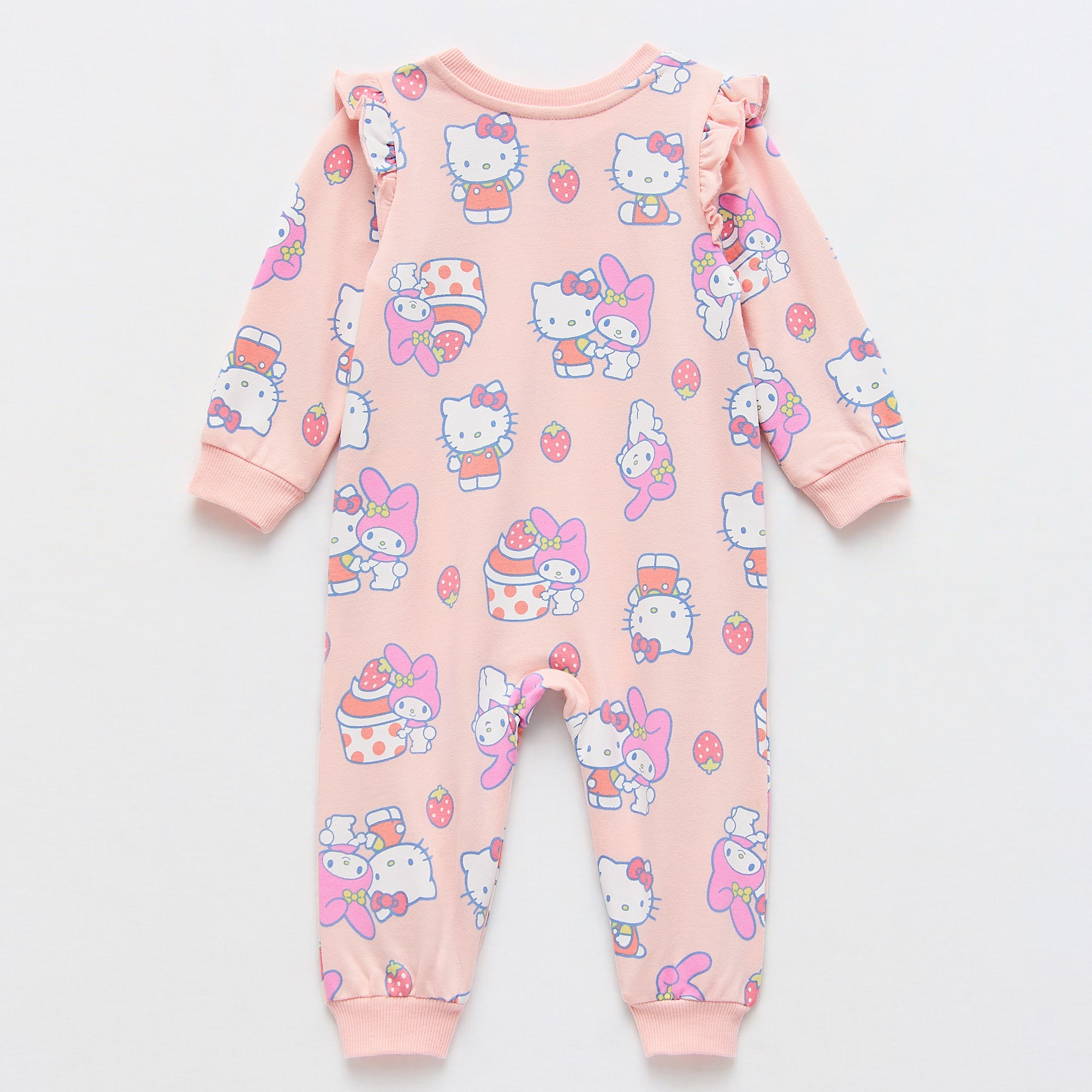 Baby Girls Hello Kitty Long Sleeve Romper