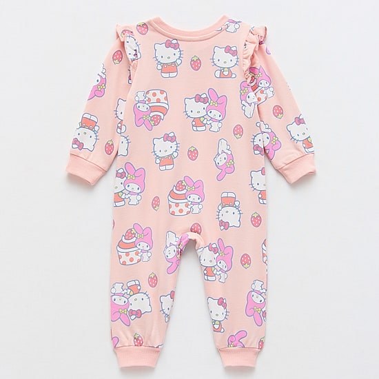 Baby Girls Hello Kitty Long Sleeve Romper