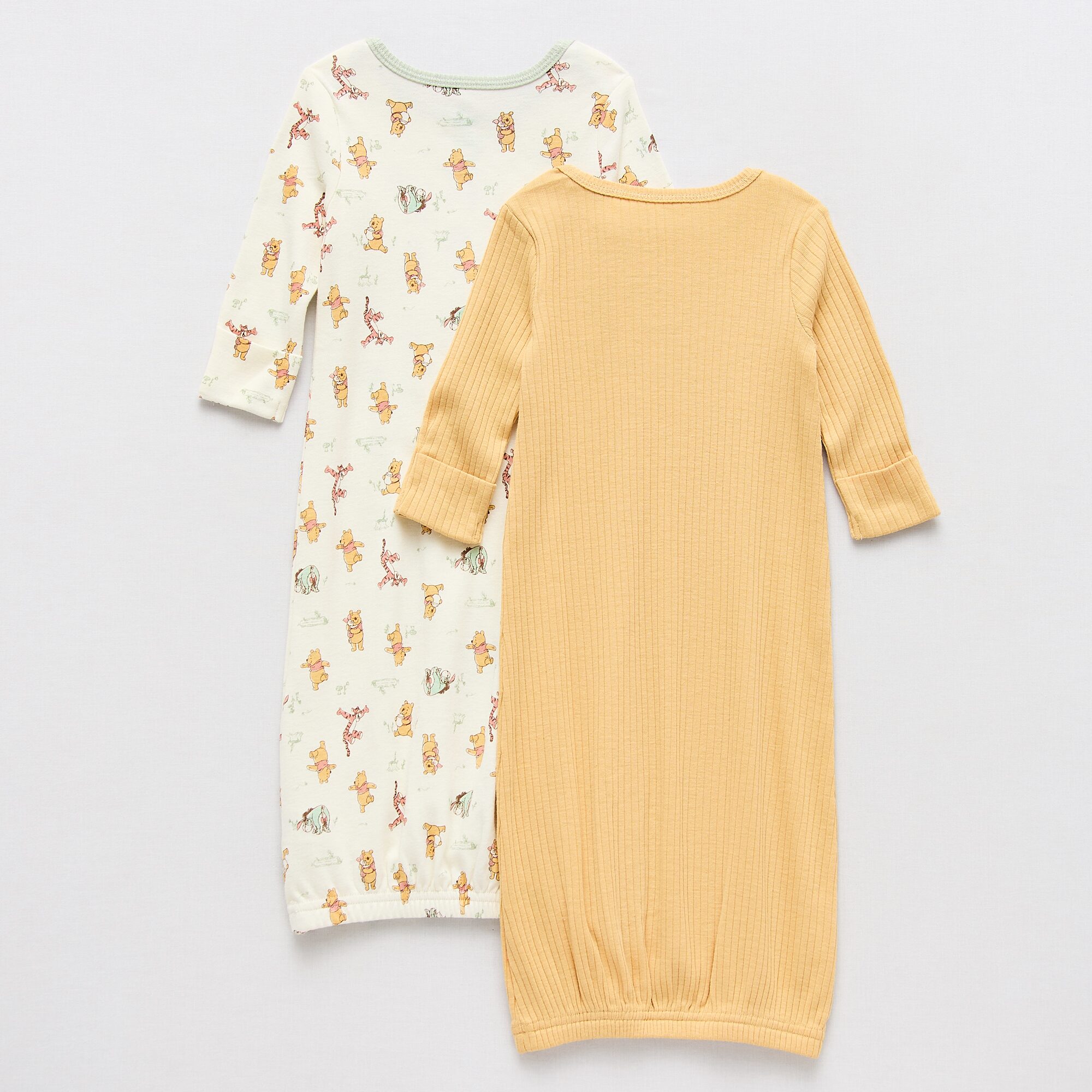 Disney Baby Boys Winnie The Pooh Crew Neck Long Sleeve 2-pc. Nightgown